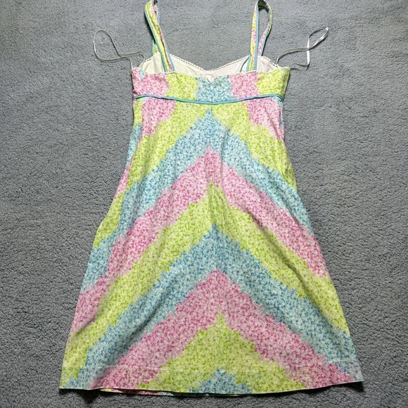 Lilly Pulitzer Women's Spaghetti Straps‎ Mini Dress Floral Multicolor Size 6 - Picture 6 of 6